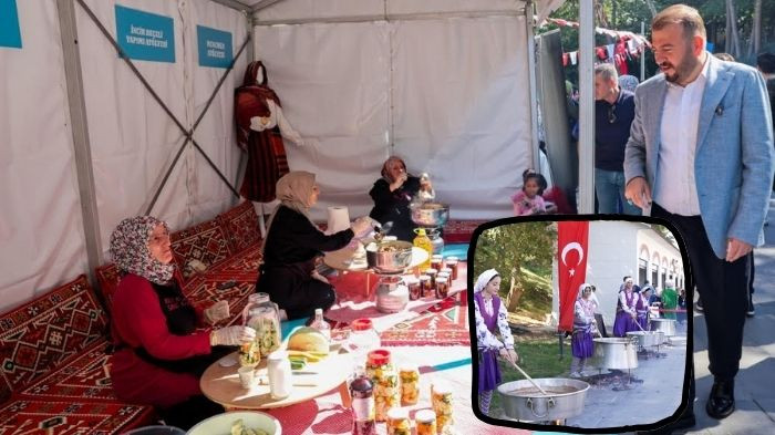 ARNAVUTKÖY’DE DEV KAZANLAR KAYNADI KIŞLIK LEZZETLER HAZIRLANDI